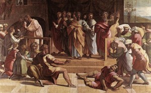 1024px-V&A_-_Raphael,_The_Death_of_Ananias_(1515)